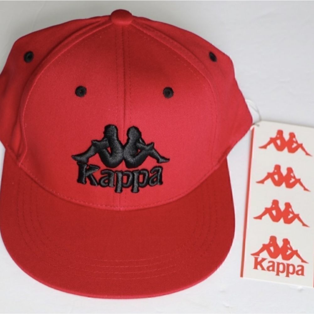 Bnwt Kappa Authentic Bzadem Red Dk Black